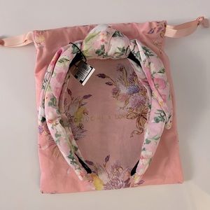 NWT Lele Sadoughi x LoveShackFancy printed Veronica bow headband